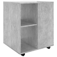 Thumbnail for Rollschrank Betongrau 60x53x72 cm Holzwerkstoff