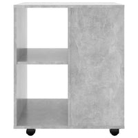 Thumbnail for Rollschrank Betongrau 60x53x72 cm Holzwerkstoff