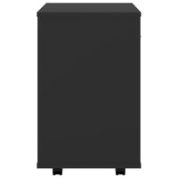 Thumbnail for Rollschrank Schwarz 46x36x59 cm Holzwerkstoff