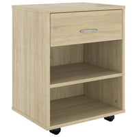 Thumbnail for Rollschrank Sonoma-Eiche 46x36x59 cm Holzwerkstoff