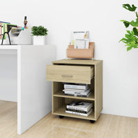 Thumbnail for Rollschrank Sonoma-Eiche 46x36x59 cm Holzwerkstoff