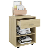 Thumbnail for Rollschrank Sonoma-Eiche 46x36x59 cm Holzwerkstoff
