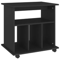 Thumbnail for Rollschrank Schwarz 60x45x60 cm Holzwerkstoff