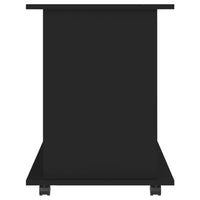 Thumbnail for Rollschrank Schwarz 60x45x60 cm Holzwerkstoff