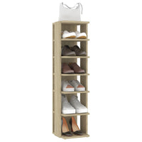 Thumbnail for Schuhschrank Sonoma-Eiche 27,5x27x102 cm Holzwerkstoff