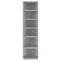 Thumbnail for Schuhschrank Betongrau 27,5x27x102 cm Holzwerkstoff