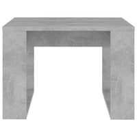 Thumbnail for Beistelltisch Betongrau 50x50x35 cm Holzwerkstoff