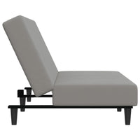 Thumbnail for Schlafsofa 2-Sitzer Hellgrau Samt