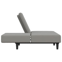 Thumbnail for Schlafsofa 2-Sitzer Hellgrau Samt