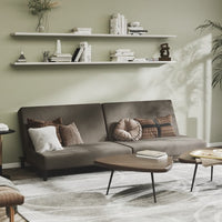 Thumbnail for Schlafsofa 2-Sitzer Dunkelgrau Samt