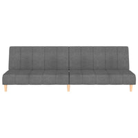 Thumbnail for Schlafsofa 2-Sitzer Hellgrau Stoff