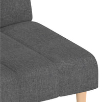 Thumbnail for Schlafsofa 2-Sitzer Hellgrau Stoff