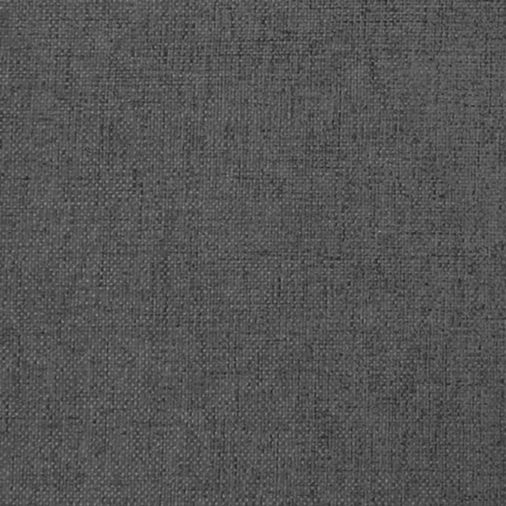 Schlafsofa 2-Sitzer Dunkelgrau Stoff