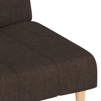 Thumbnail for Schlafsofa 2-Sitzer Dunkelbraun Stoff