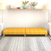 Thumbnail for Schlafsofa 2-Sitzer Gelb Stoff