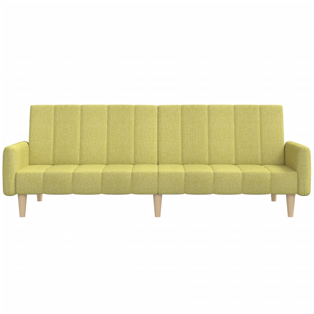 Schlafsofa 2-Sitzer Grün Stoff