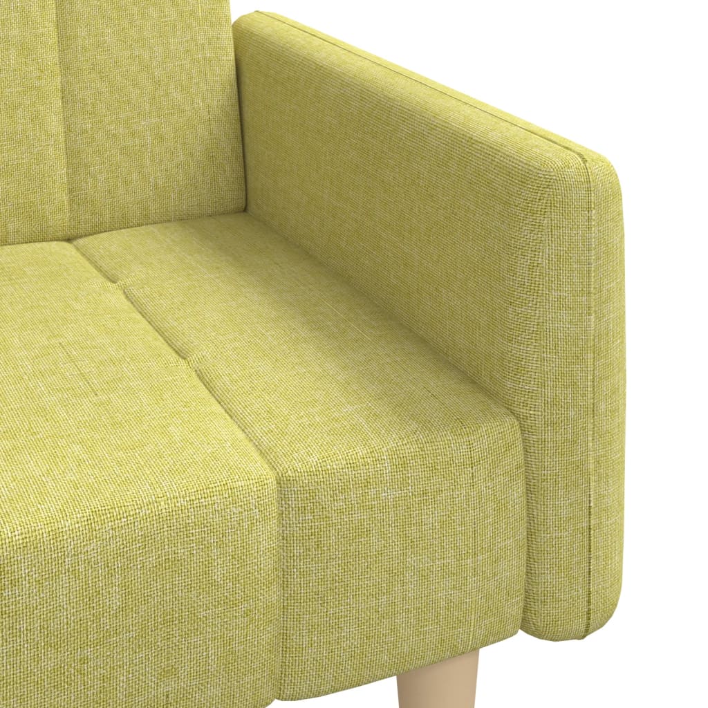 Schlafsofa 2-Sitzer Grün Stoff
