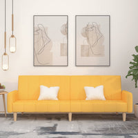 Thumbnail for Schlafsofa 2-Sitzer Gelb Stoff