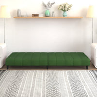 Thumbnail for Schlafsofa 2-Sitzer Dunkelgrün Samt