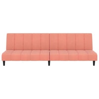 Thumbnail for Schlafsofa 2-Sitzer Rosa Samt