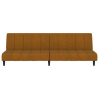 Thumbnail for Schlafsofa 2-Sitzer Braun Samt