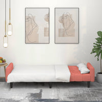 Thumbnail for Schlafsofa 2-Sitzer Rosa Samt