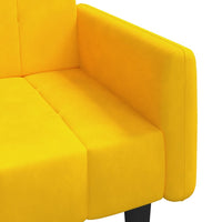 Thumbnail for Schlafsofa 2-Sitzer Gelb Samt