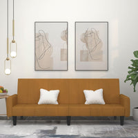 Thumbnail for Schlafsofa 2-Sitzer Braun Samt