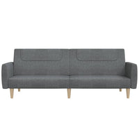 Thumbnail for Schlafsofa 2-Sitzer Hellgrau Stoff