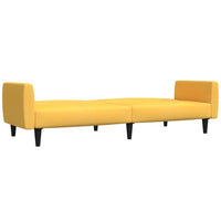 Thumbnail for Schlafsofa 2-Sitzer Gelb Stoff