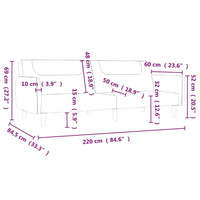 Thumbnail for Schlafsofa 2-Sitzer Gelb Stoff