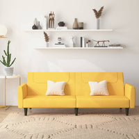 Thumbnail for Schlafsofa 2-Sitzer Gelb Stoff