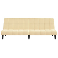 Thumbnail for Schlafsofa 2-Sitzer Creme Samt