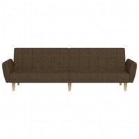 Thumbnail for Schlafsofa 2-Sitzer Braun Stoff