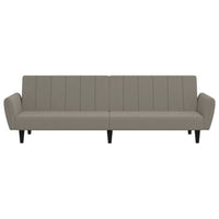 Thumbnail for Schlafsofa 2-Sitzer Hellgrau Samt