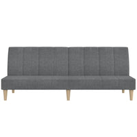 Thumbnail for Schlafsofa 2-Sitzer Hellgrau Stoff