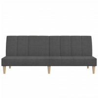 Thumbnail for Schlafsofa 2-Sitzer Dunkelgrau Stoff