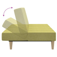 Thumbnail for Schlafsofa 2-Sitzer Grün Stoff