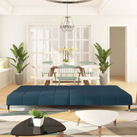 Thumbnail for Schlafsofa 2-Sitzer Blau Samt