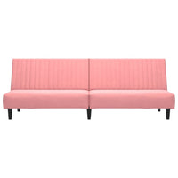 Thumbnail for Schlafsofa 2-Sitzer Rosa Samt