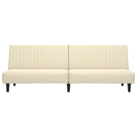 Thumbnail for Schlafsofa 2-Sitzer Creme Samt