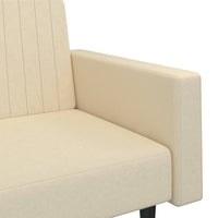 Thumbnail for Schlafsofa 2-Sitzer Creme Samt