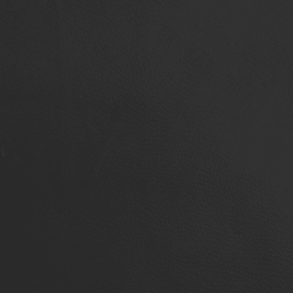 Schlafsofa 2-Sitzer Schwarz Kunstleder