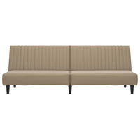 Thumbnail for Schlafsofa 2-Sitzer Cappuccino-Braun Kunstleder