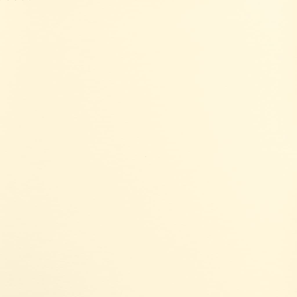 Schlafsofa 2-Sitzer Creme Kunstleder