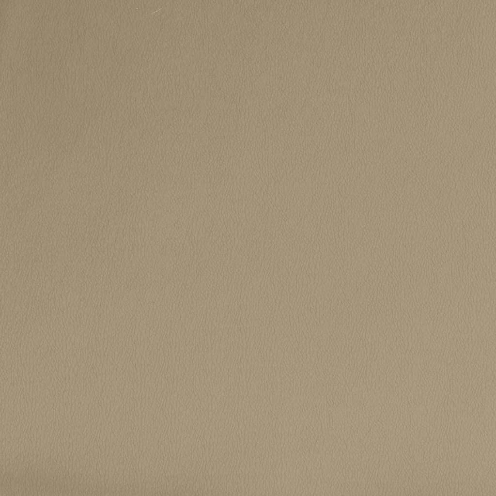 Schlafsofa 2-Sitzer Cappuccino-Braun Kunstleder