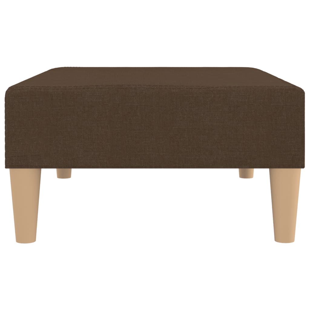 Fußhocker Braun 78x56x32 cm Stoff