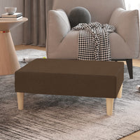 Thumbnail for Fußhocker Braun 78x56x32 cm Stoff