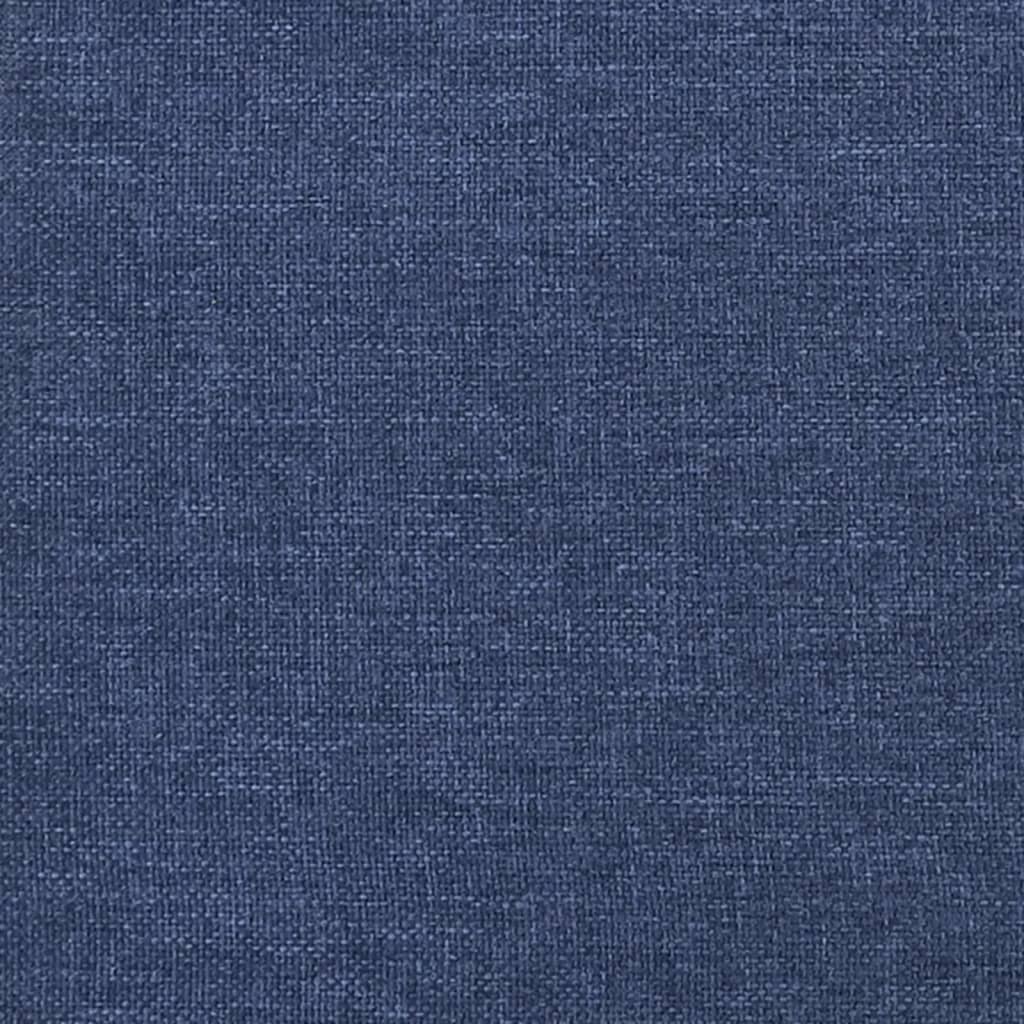 Fußhocker Blau 78x56x32 cm Stoff