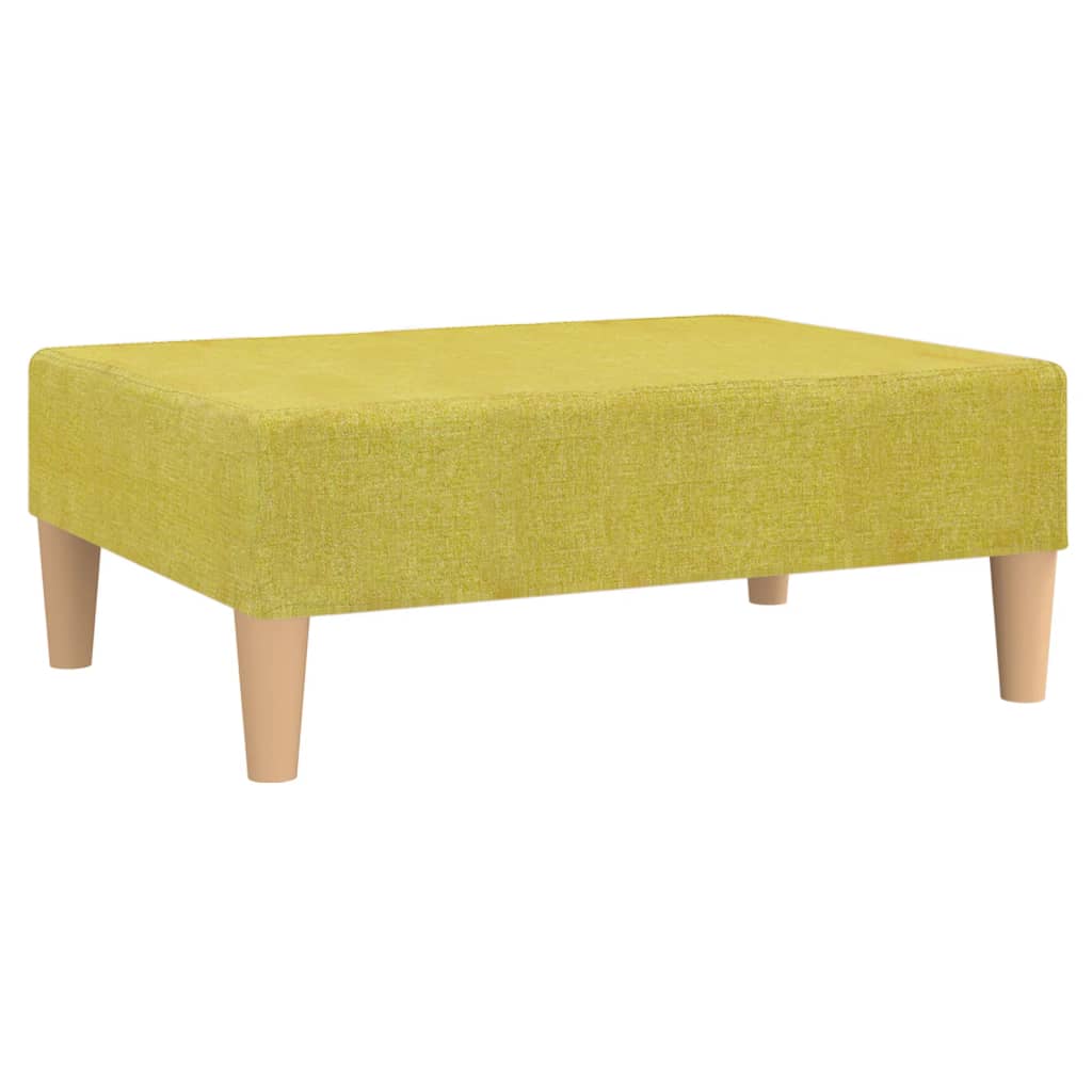 Fußhocker Grün 78x56x32 cm Stoff